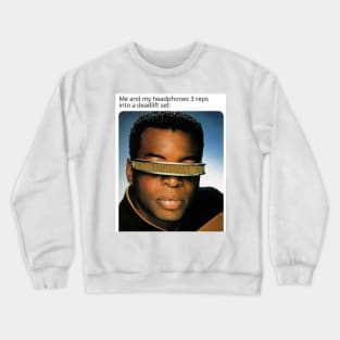 Me and my headphones Crewneck Sweatshirt